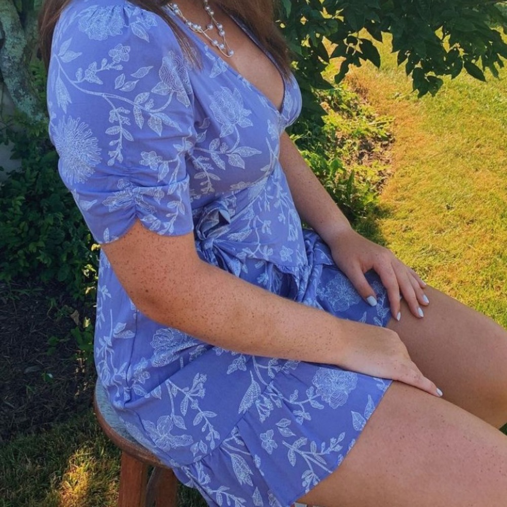 Princess Polly Lavender Wrap Dress